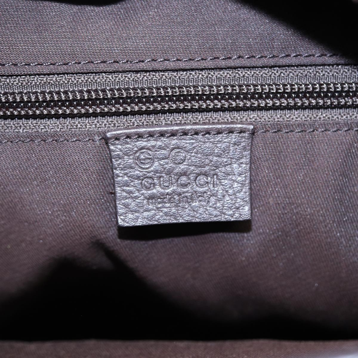 GUCCI GG Canvas Tote Bag Outlet Brown Silver - 16