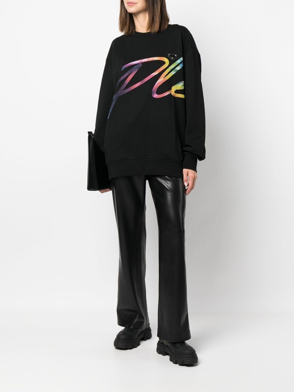 Signature logo-print sweatshirt - 3