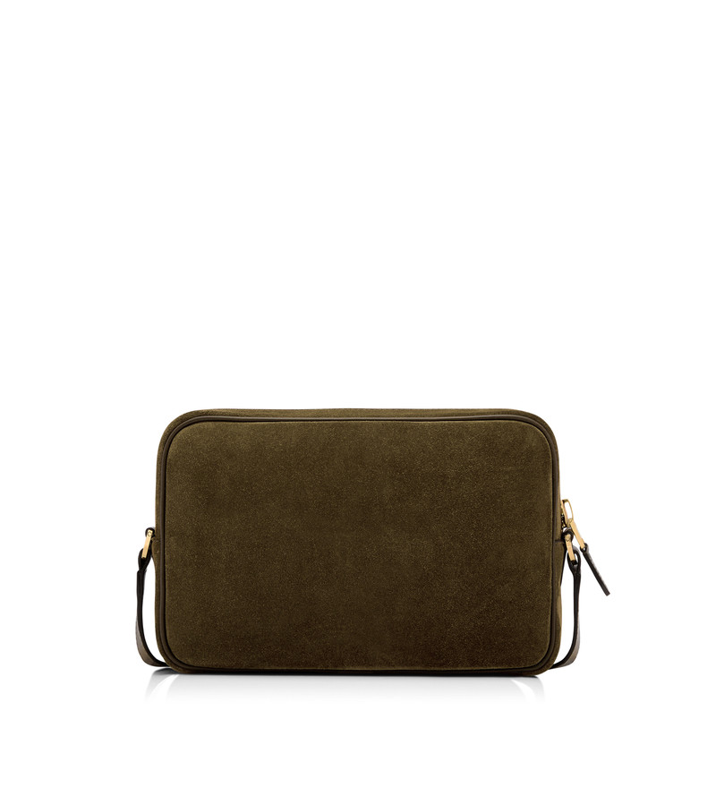 SUEDE DOUBLE ZIP MESSENGER 3