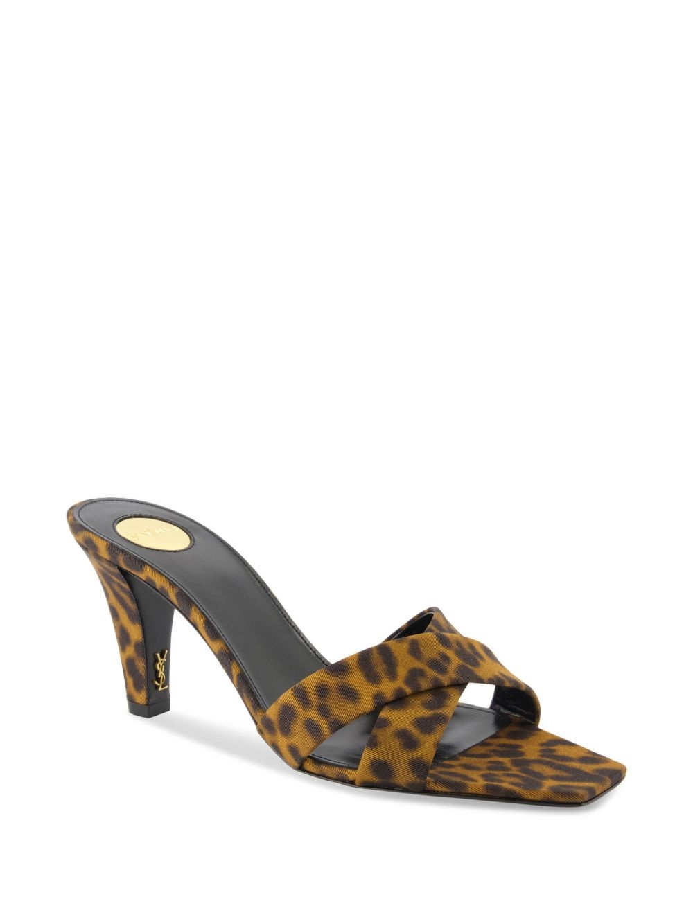 75mm leopard-print mules - 2