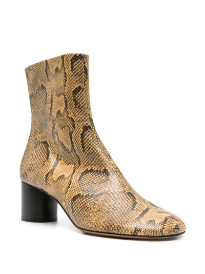Isabel Marant Laeden 50mm leather ankle boots outlook