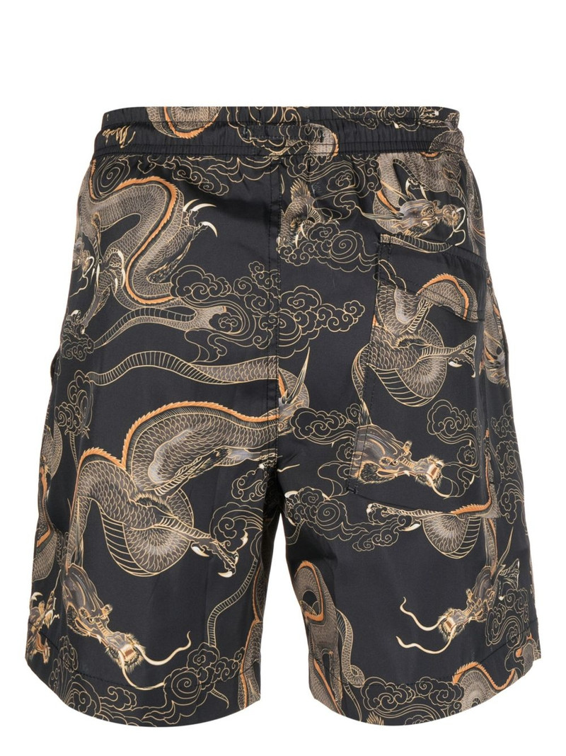 MAHARISHI dragon-print swim shorts outlook