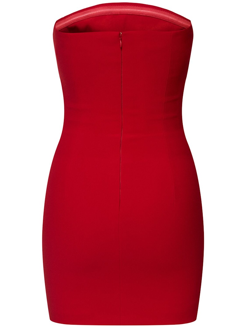 Margaux strapless crepe mini dress - 5