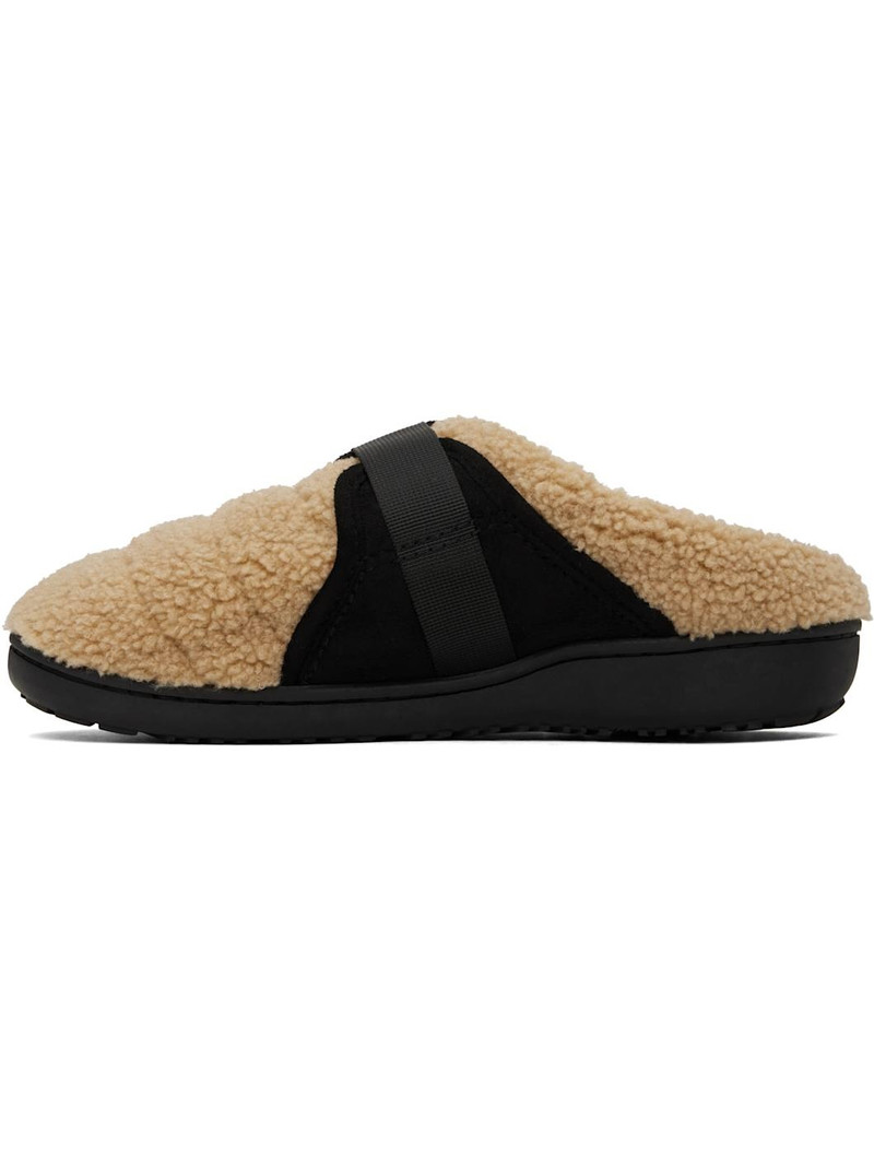 A.P.C. Beige SUBU Edition Belt Line Slippers outlook