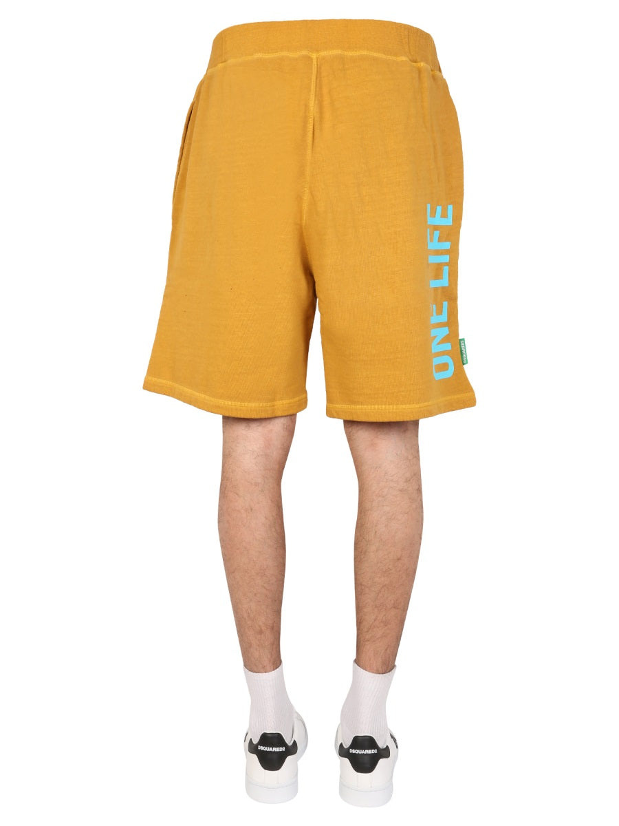 Dsquared Men "One Life One Planet" Bermuda Shorts - 4