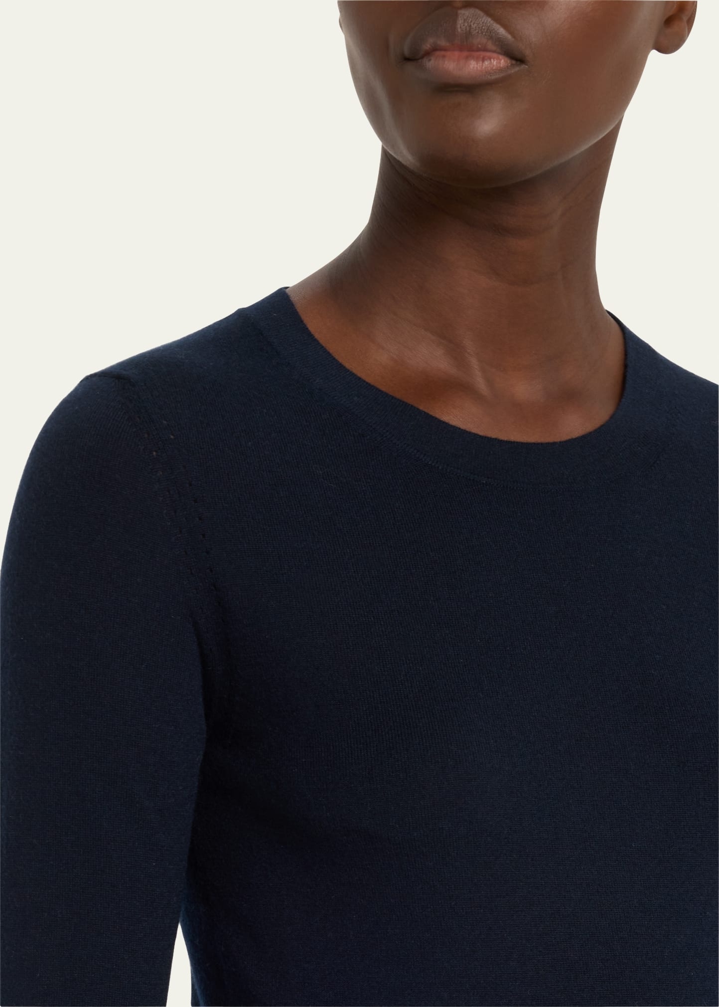 Long-Sleeve Cashmere Sweater - 5