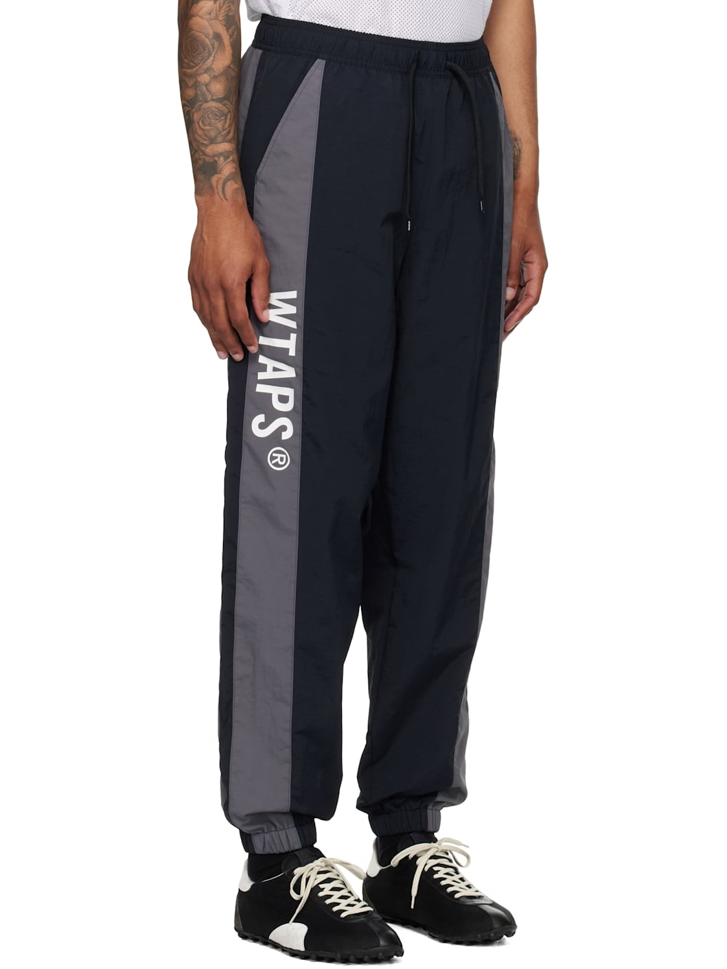Black & Gray Deli Track Pants - 2