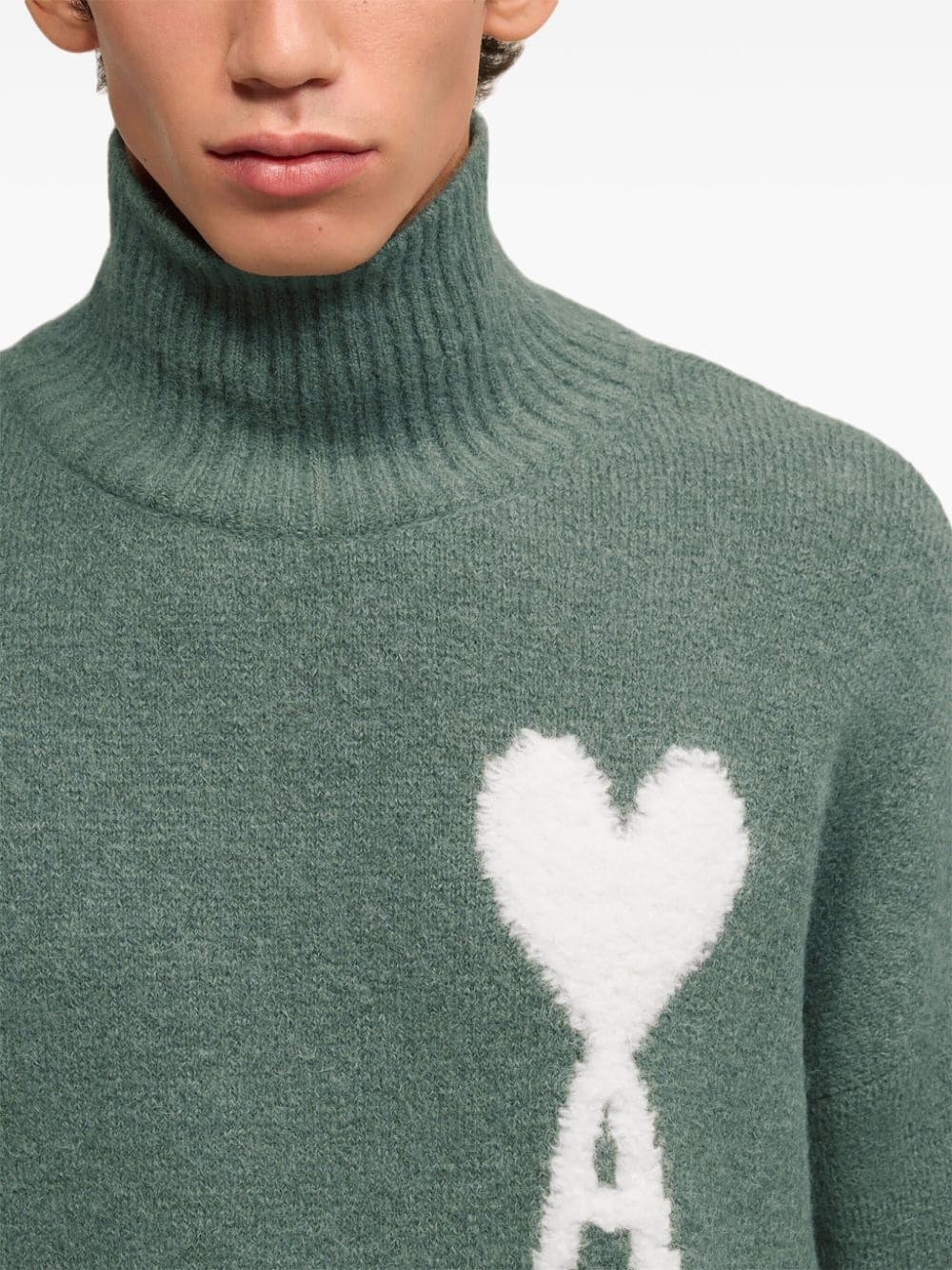 Ami de Coeur funnel neck sweatshirt - 6
