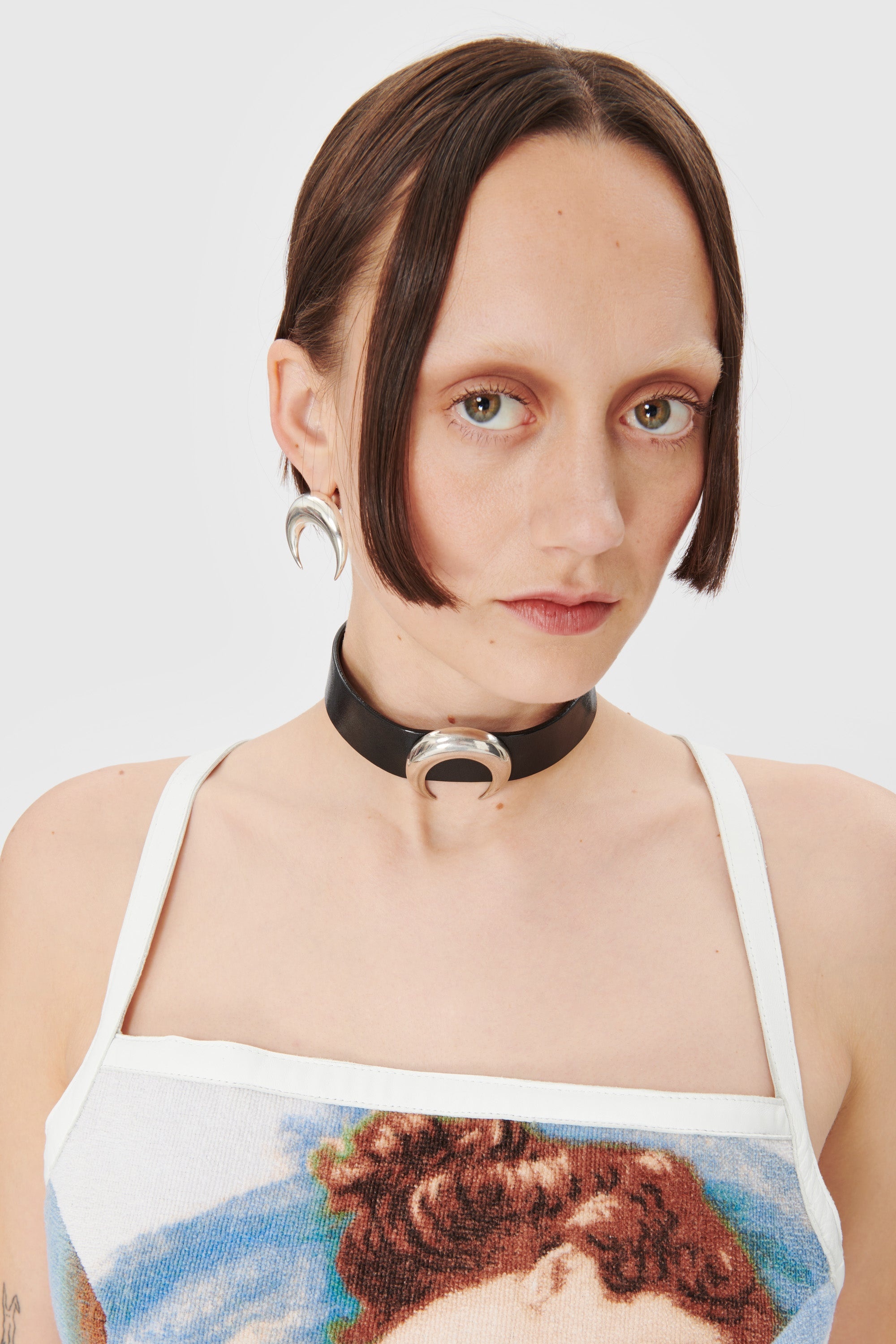 Regenerated Tin Moon Choker - 2