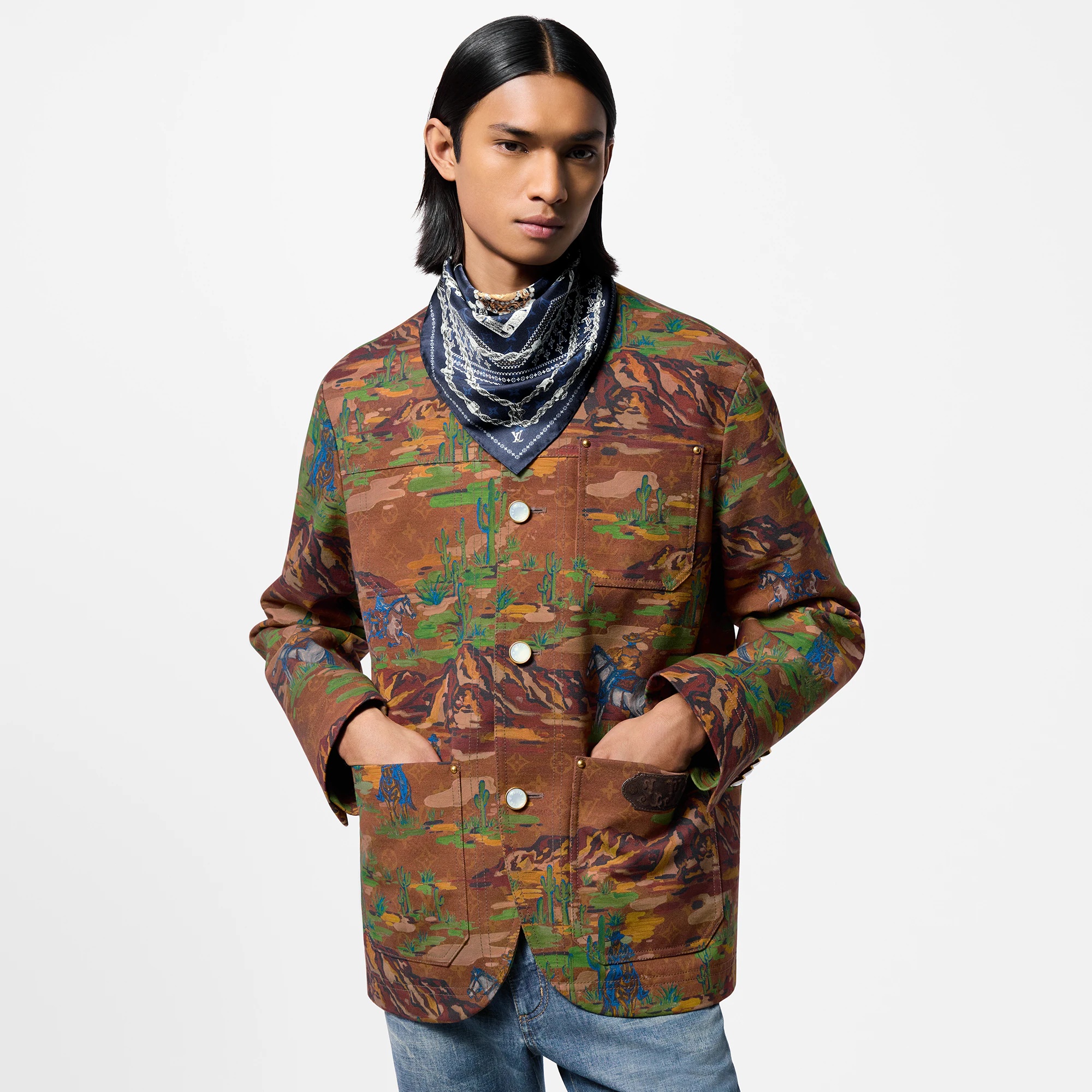 LV Dynasty Silk Bandana - 5
