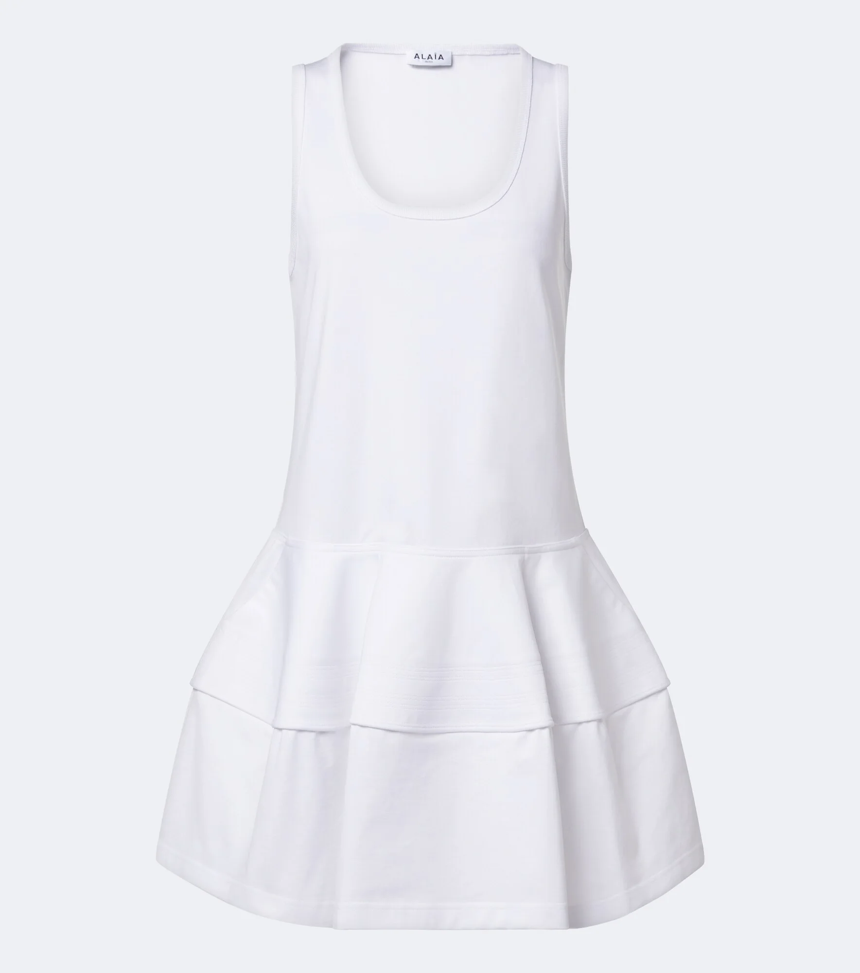 Cotton jersey minidress - 1
