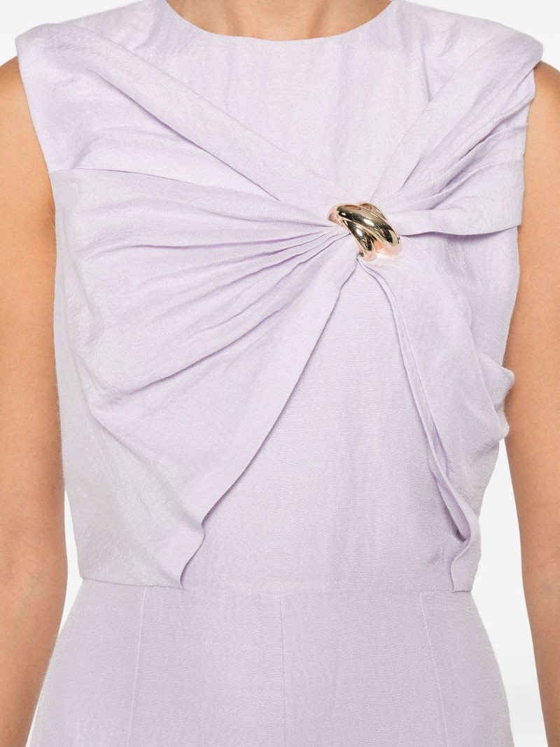knot-detailing midi dress 5