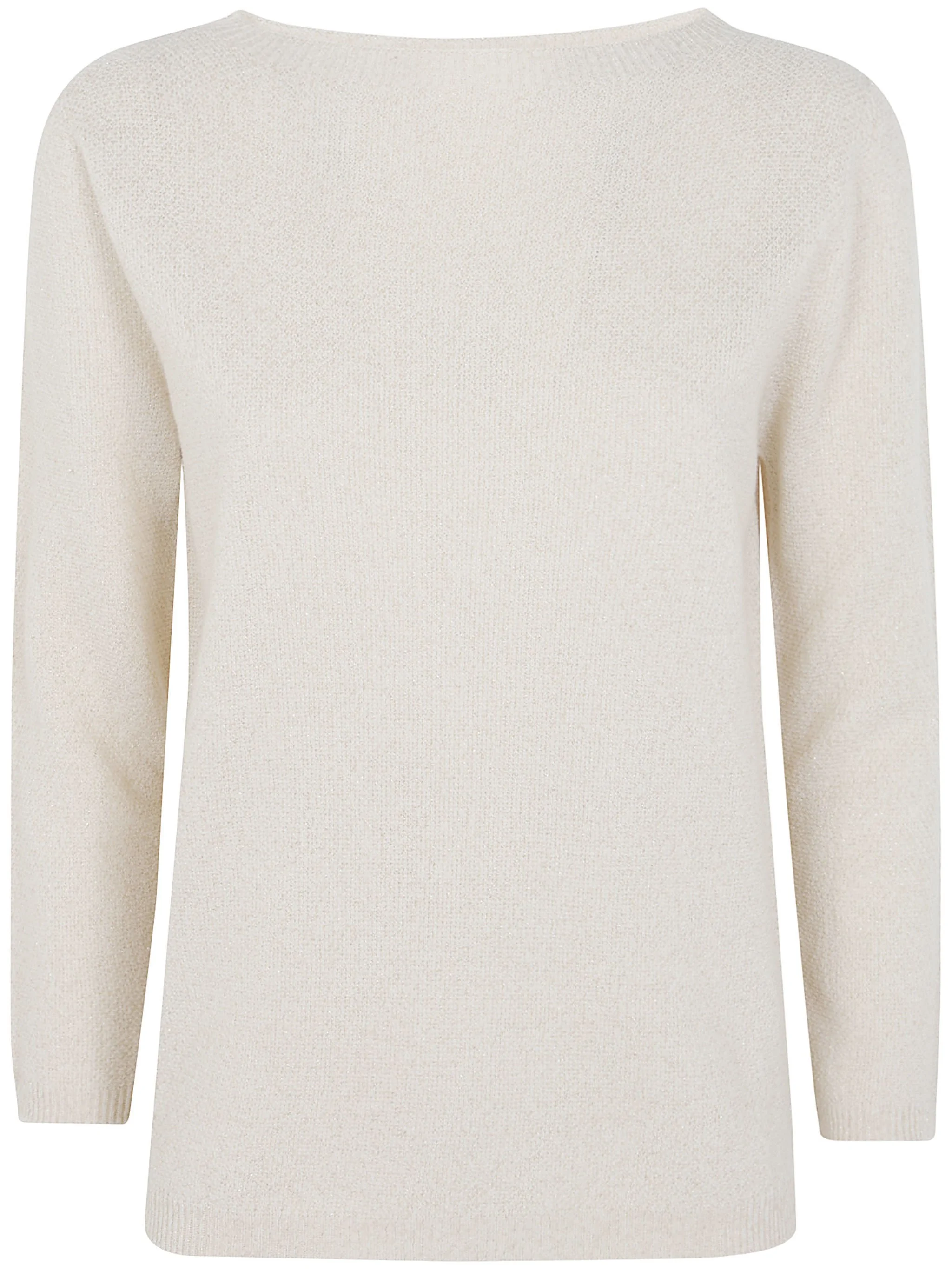 Sweater Boatneck "Lurex Platinum" - 1