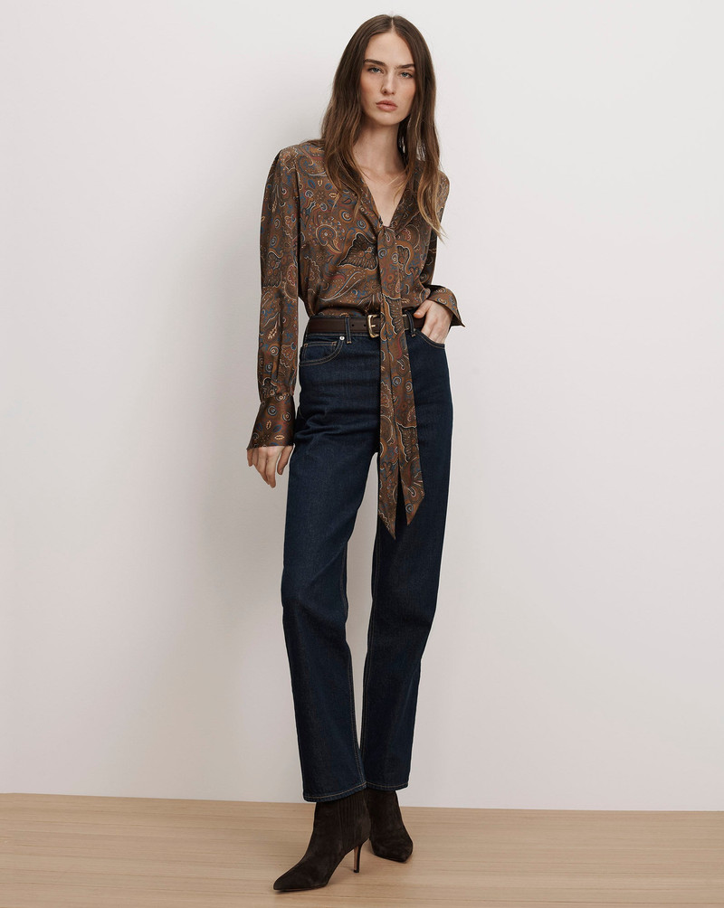 FRANCINE TIE-NECK BLOUSE 3