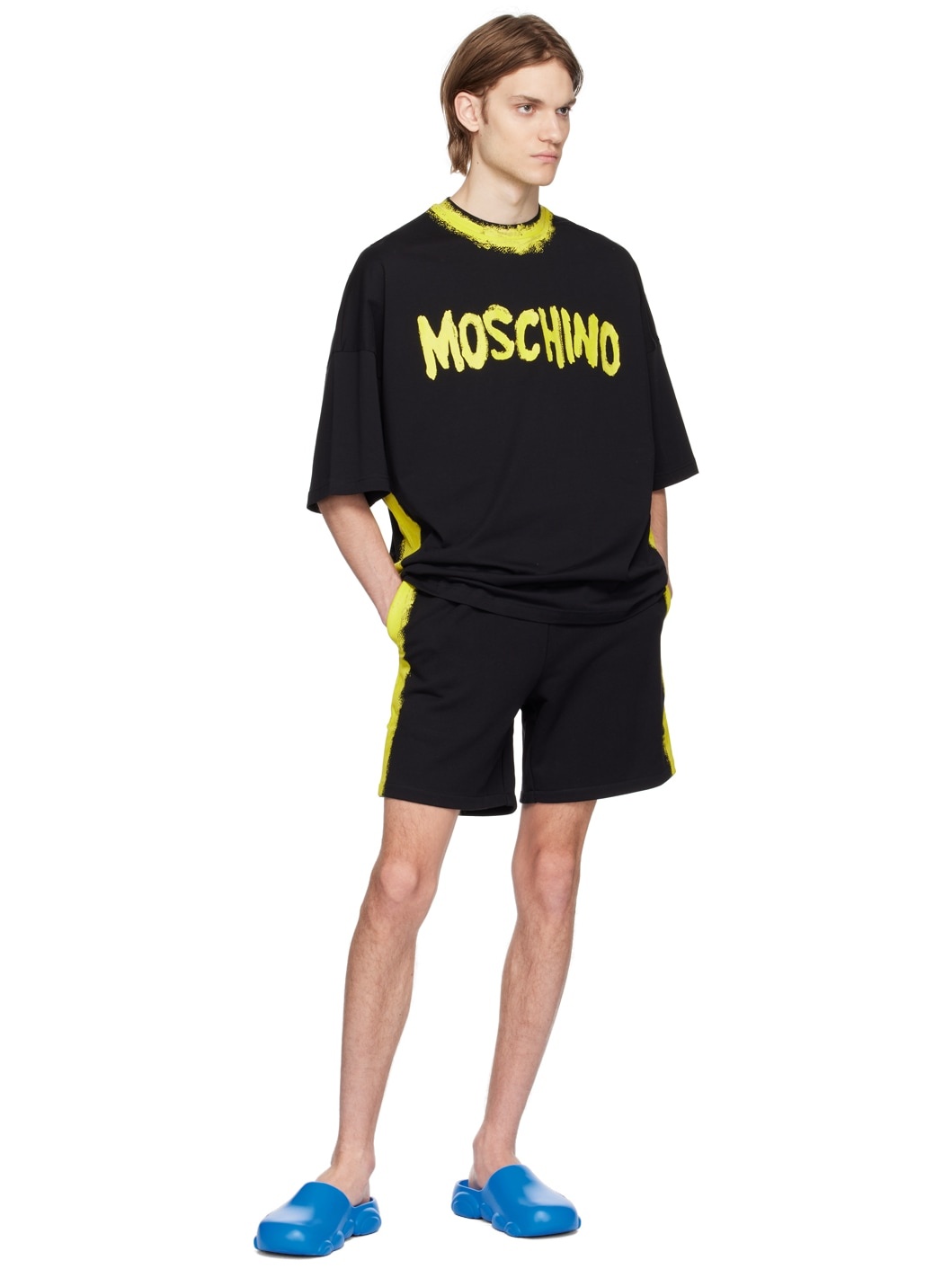Black Paint Shorts - 4