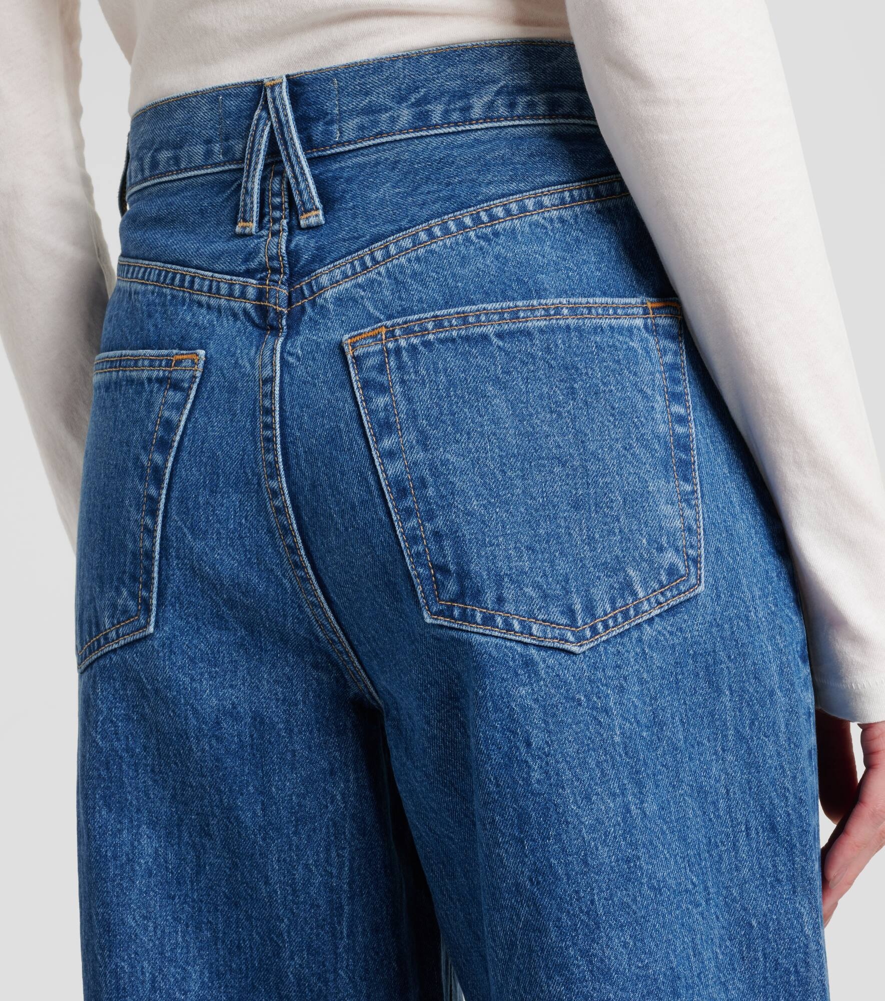 Eva high-rise wide-leg jeans - 6