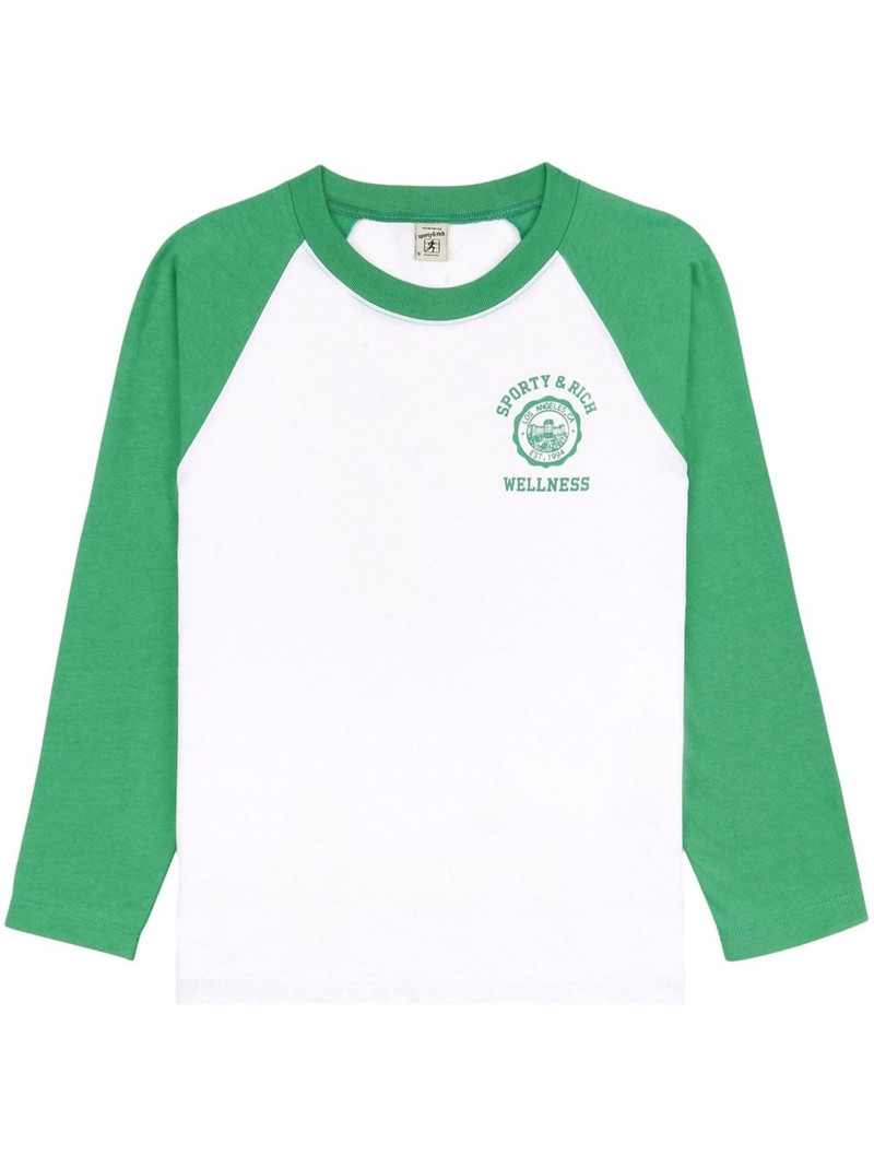 Emblem logo-print T-shirt 1