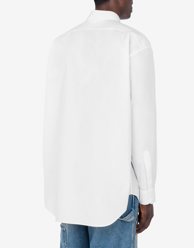 Moschino POPLIN SHIRT WRISTWATCH PRINT outlook