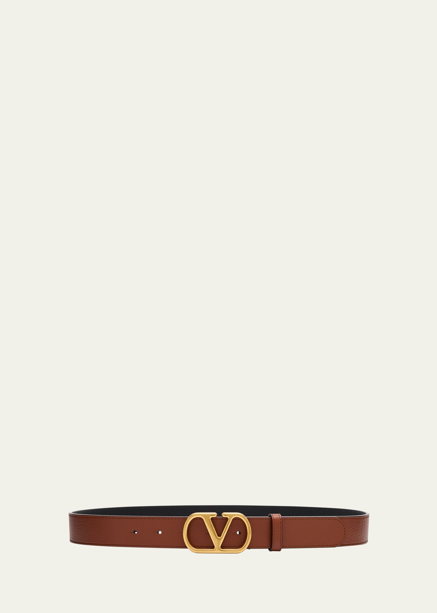 VLOGO Signature Leather Belt - 1