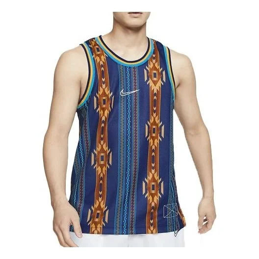 Nike DRI-FIT Basketball Jersey Vest Quick Dry Blue CD0418-492 - 1
