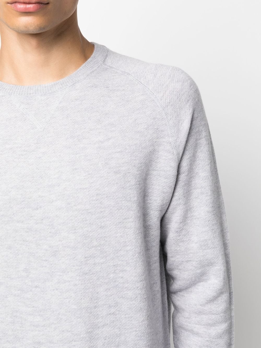 crew-neck long-sleeve jumper - 5