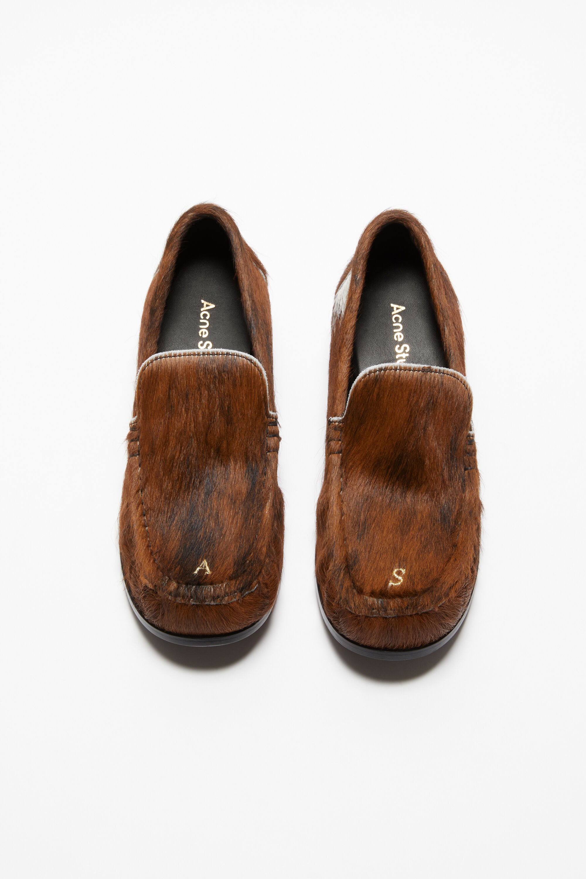 Leather loafers - Multi brown - 8