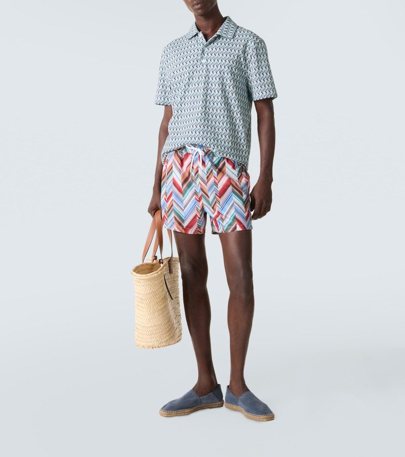 Missoni Zigzag cotton polo shirt outlook