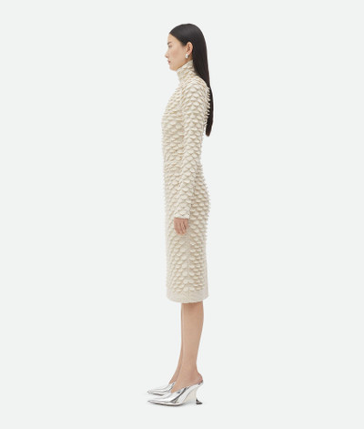 Bottega Veneta Fish Scale Wool Midi Skirt outlook