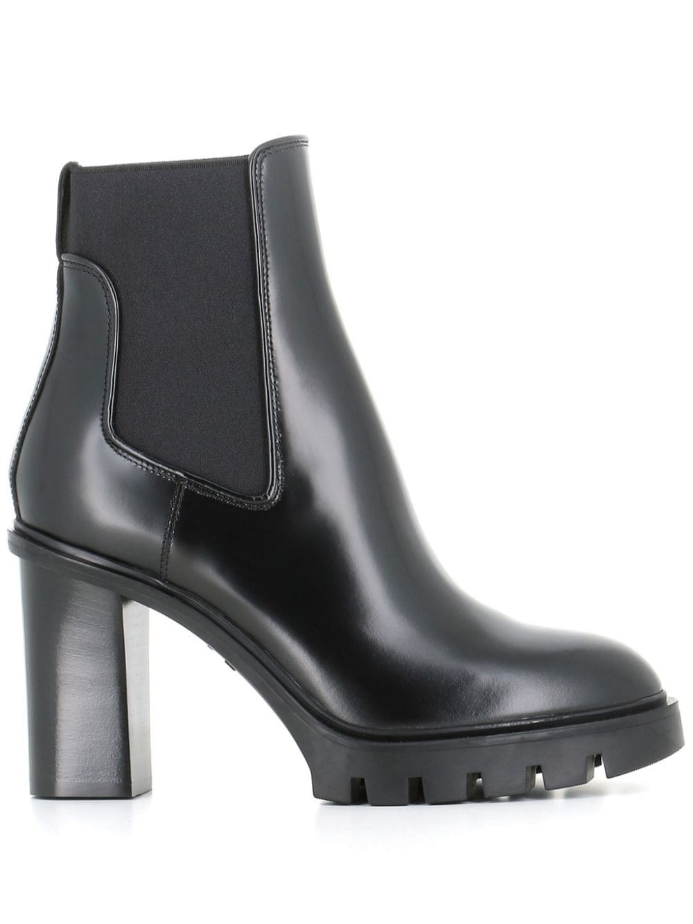 100mm leather ankle boots - 1