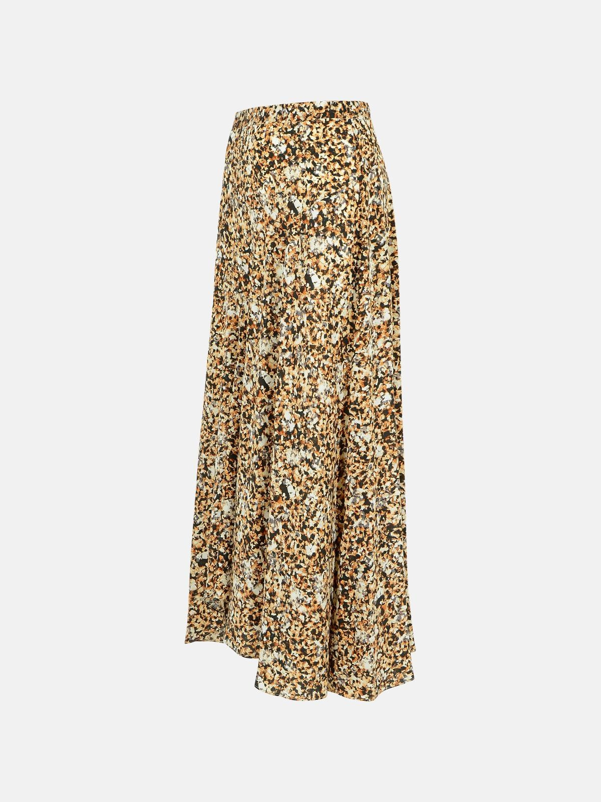 'SAKURA' MULTICOLOURED SILK SKIRT - 2