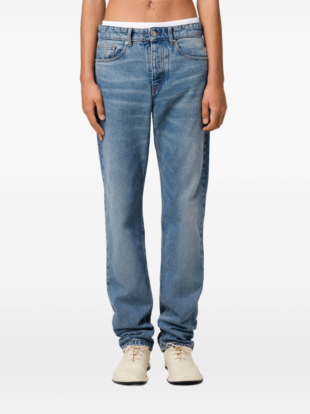 Ami Paris Men Classic Fit Denim Jeans - 3
