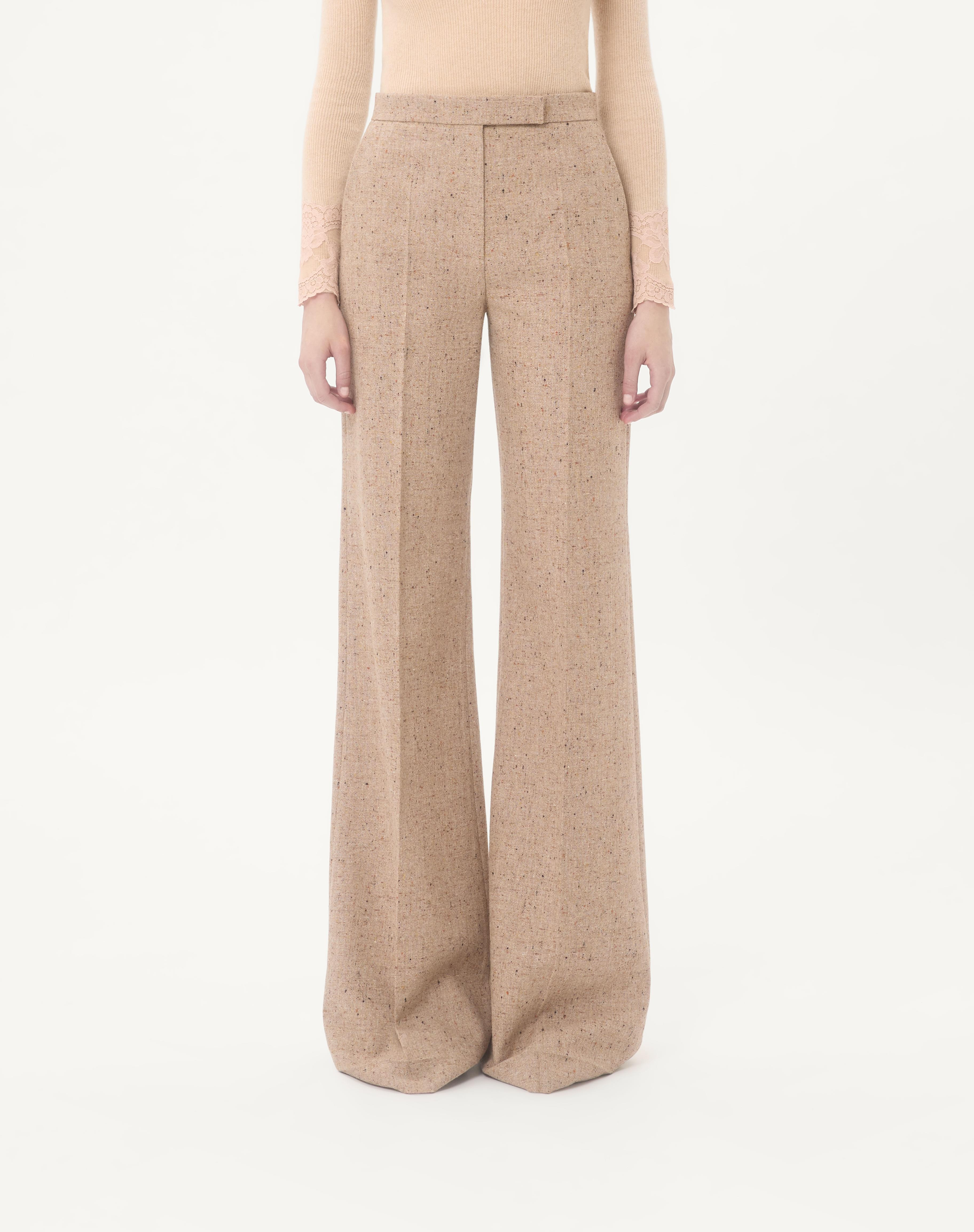 NATTÉ BUTTONED WEAVE PANTS - 3