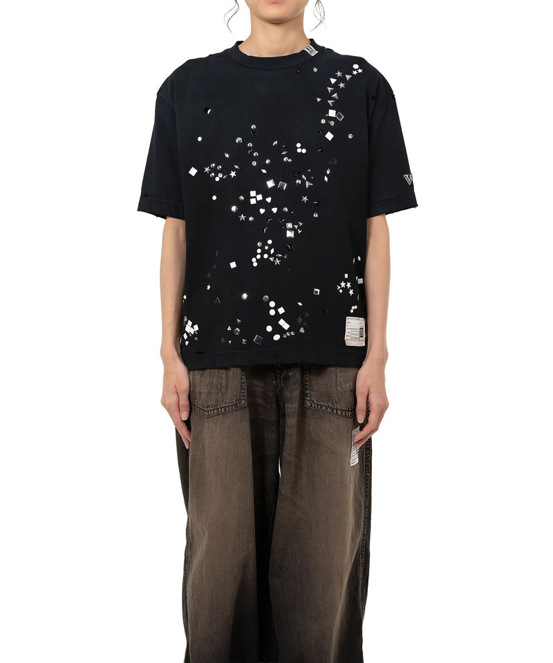 Embellished Distressed T-Shirt 10