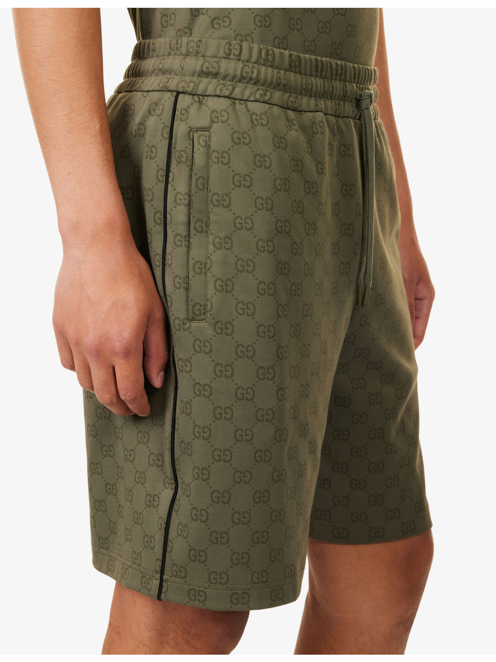 Logo-Print Jacquard Woven Shorts - 5