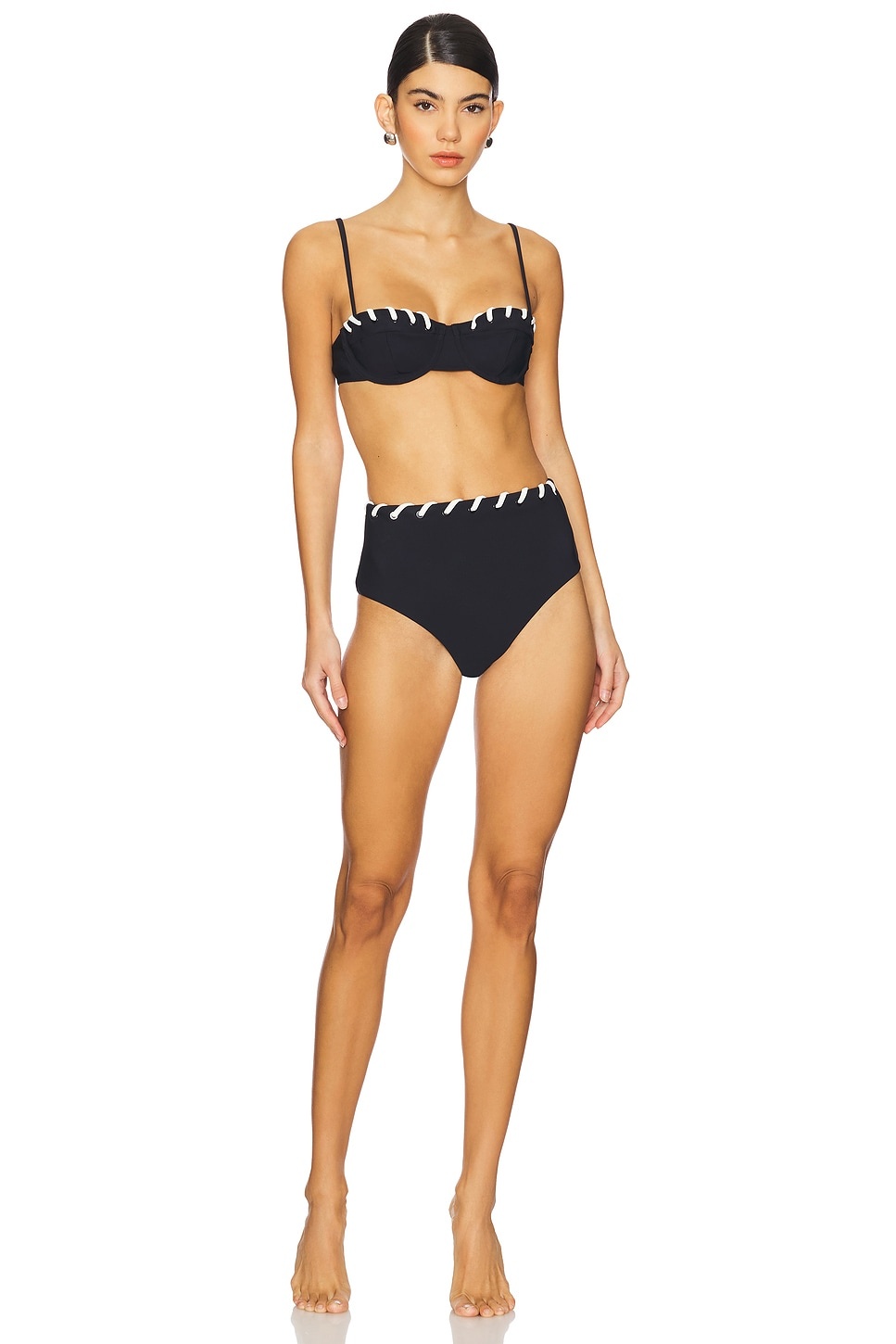 Milou High Waisted Bikini Bottom - 4
