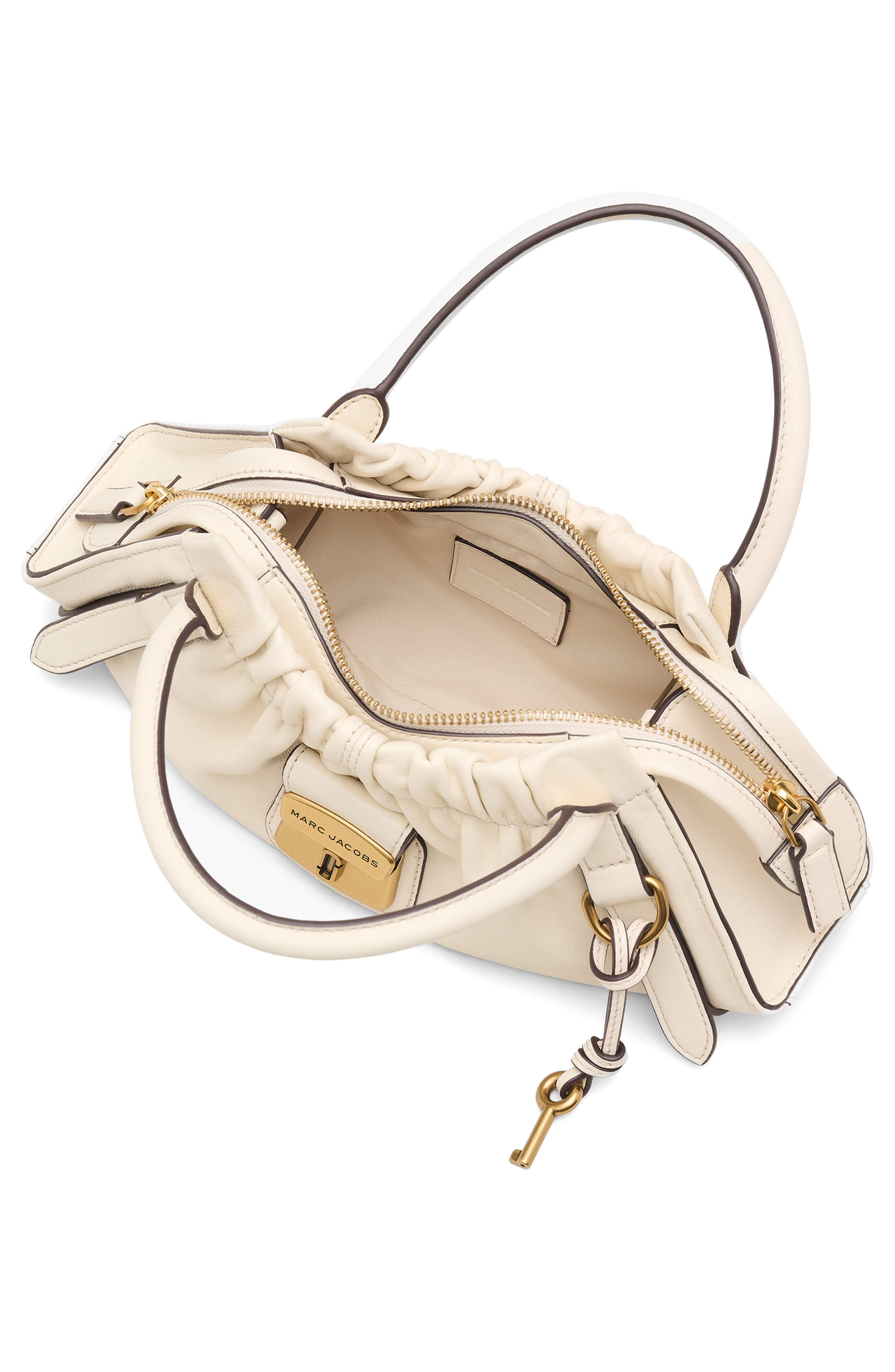 Marc Jacobs The Small Leather Satchel in Ivory at Nordstrom - 6