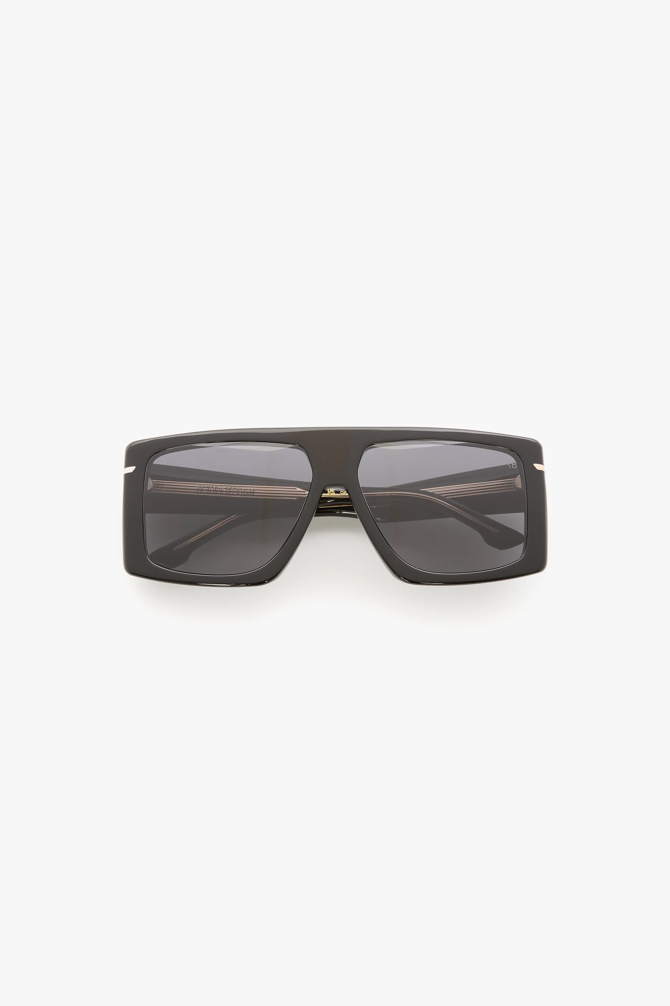 Oversized Flat Top Frame In Black - 1