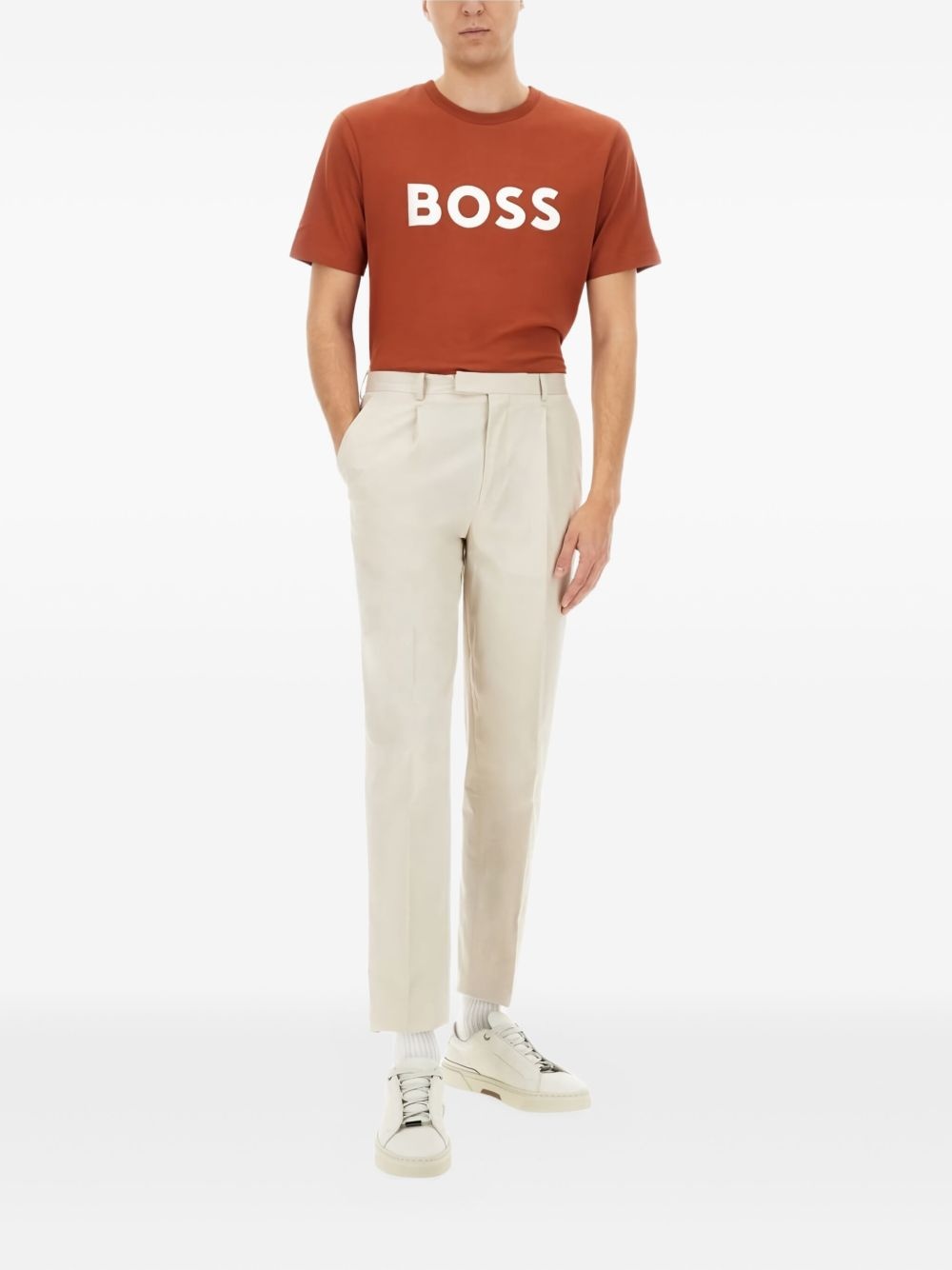 logo-print cotton T-shirt - 2