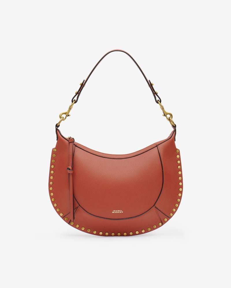 NAOKO GRAINY LEATHER SHOULDER BAG - 1