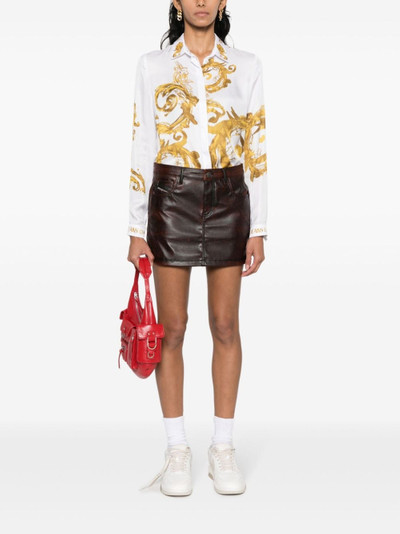 VERSACE JEANS COUTURE Chain Couture-print logo shirt outlook