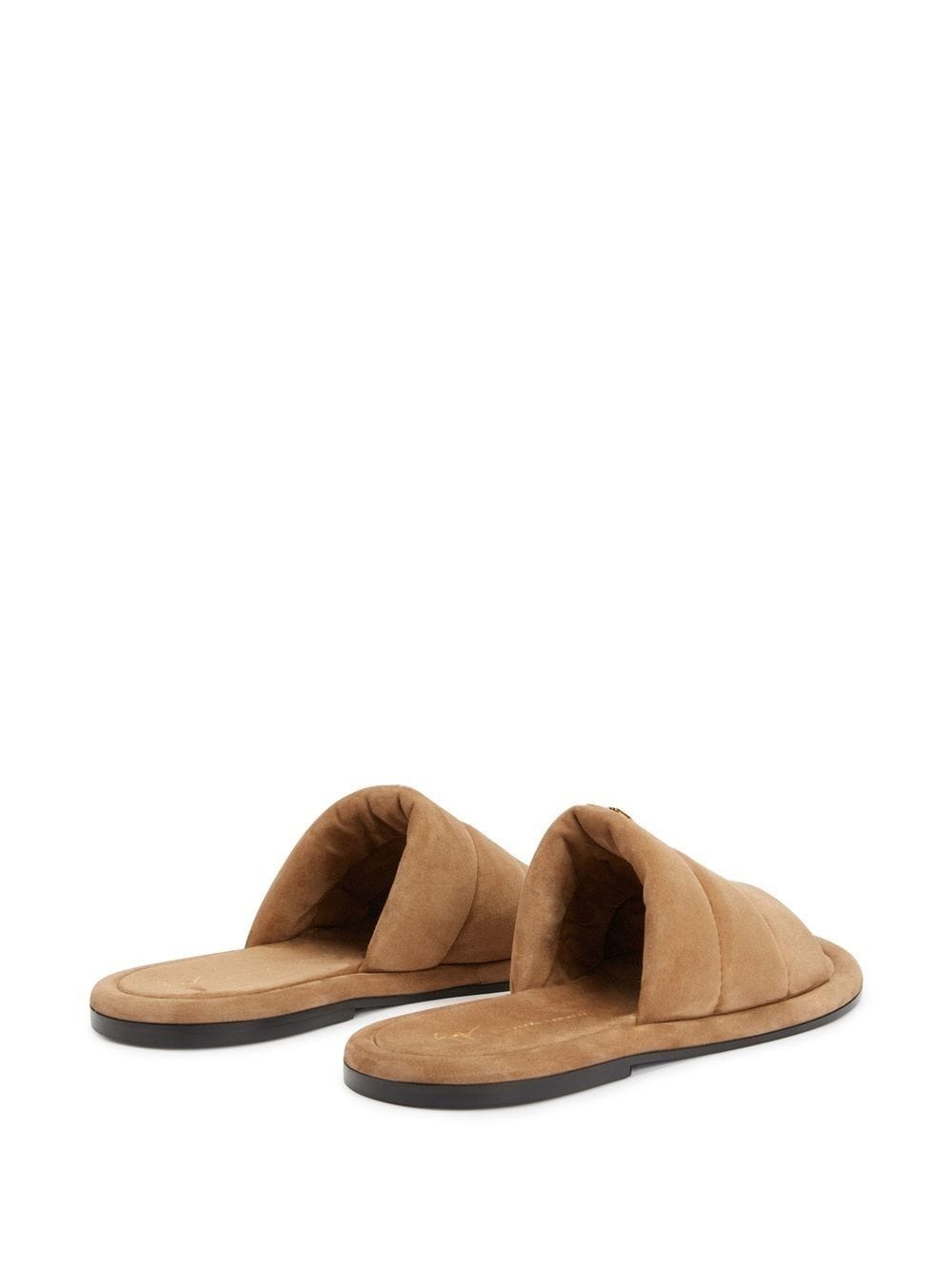 Harmande quilted suede slides - 3