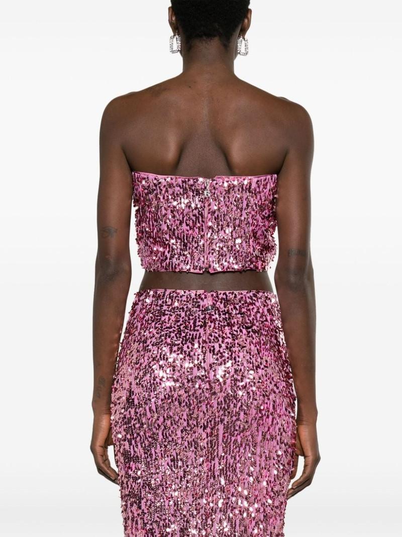 sequined bandeau top 4