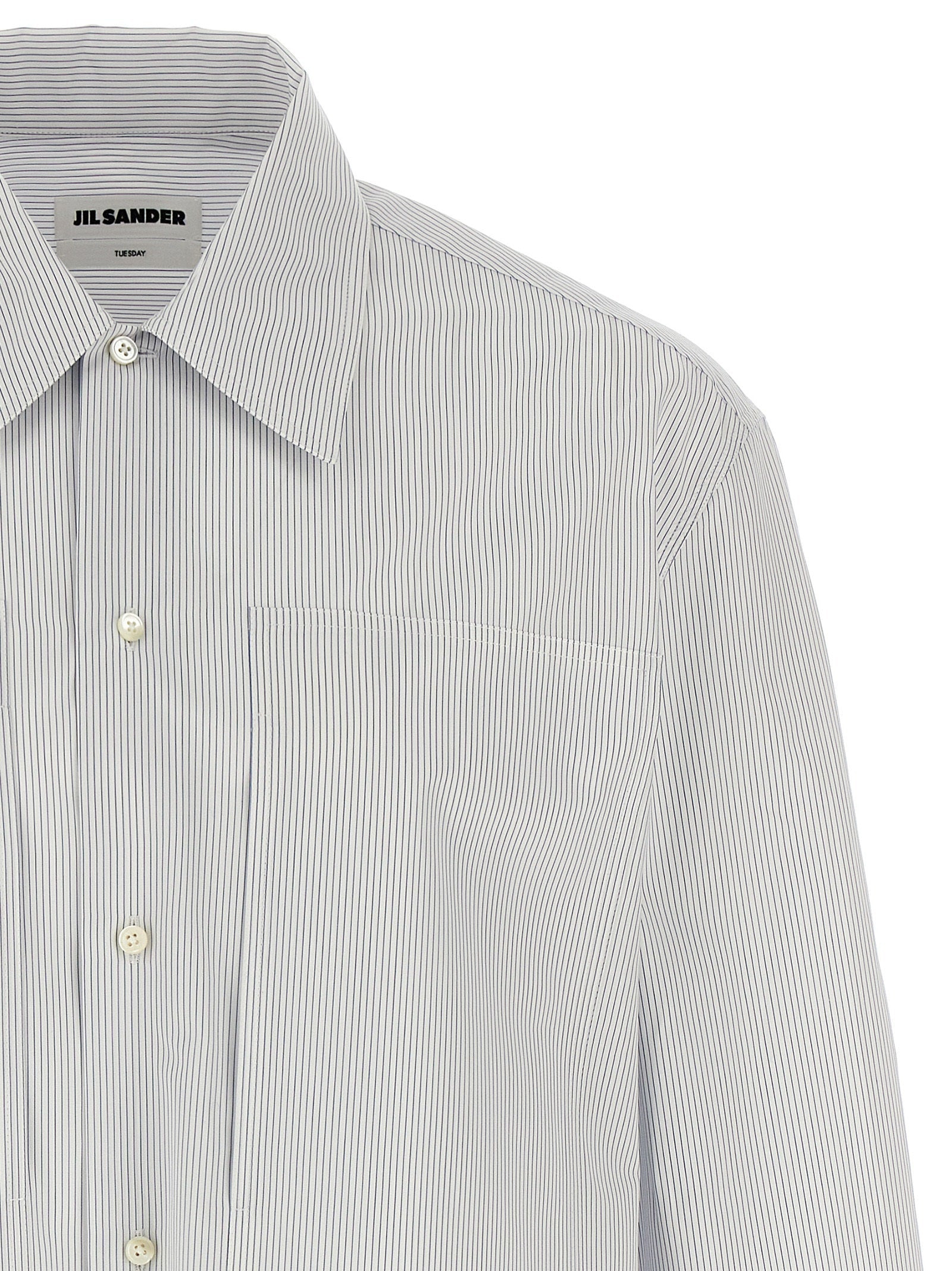 Jil Sander Men 'Tuesday Stripes' Shirt - 3