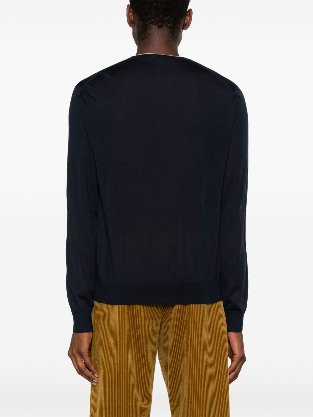 mélange-effect cashmere jumper - 4