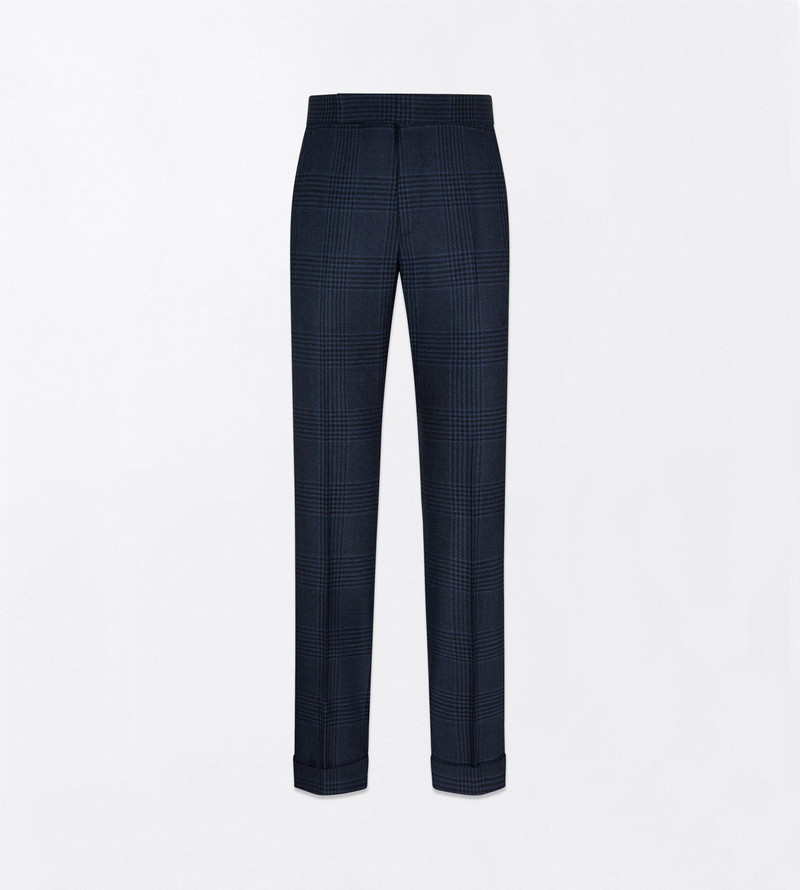 GRAND CHECK FLAT FRONT PANT 1