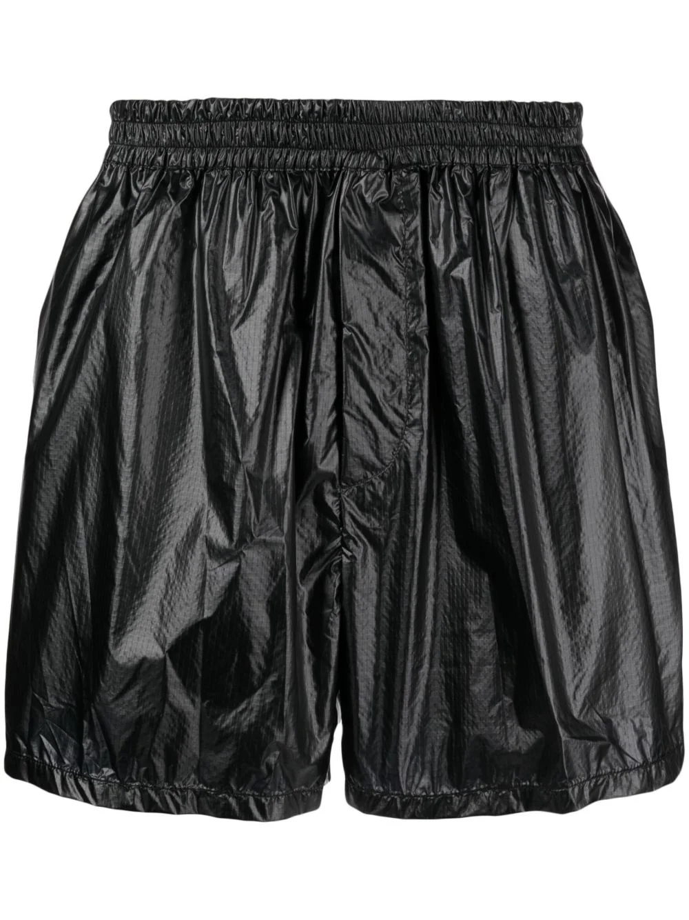 thigh-length track shorts - 1