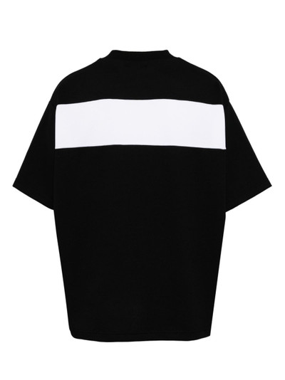 Kolor stripe-detail jersey T-shirt outlook