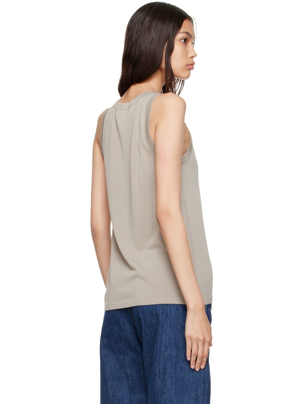 Taupe Circa Tank Top - 3