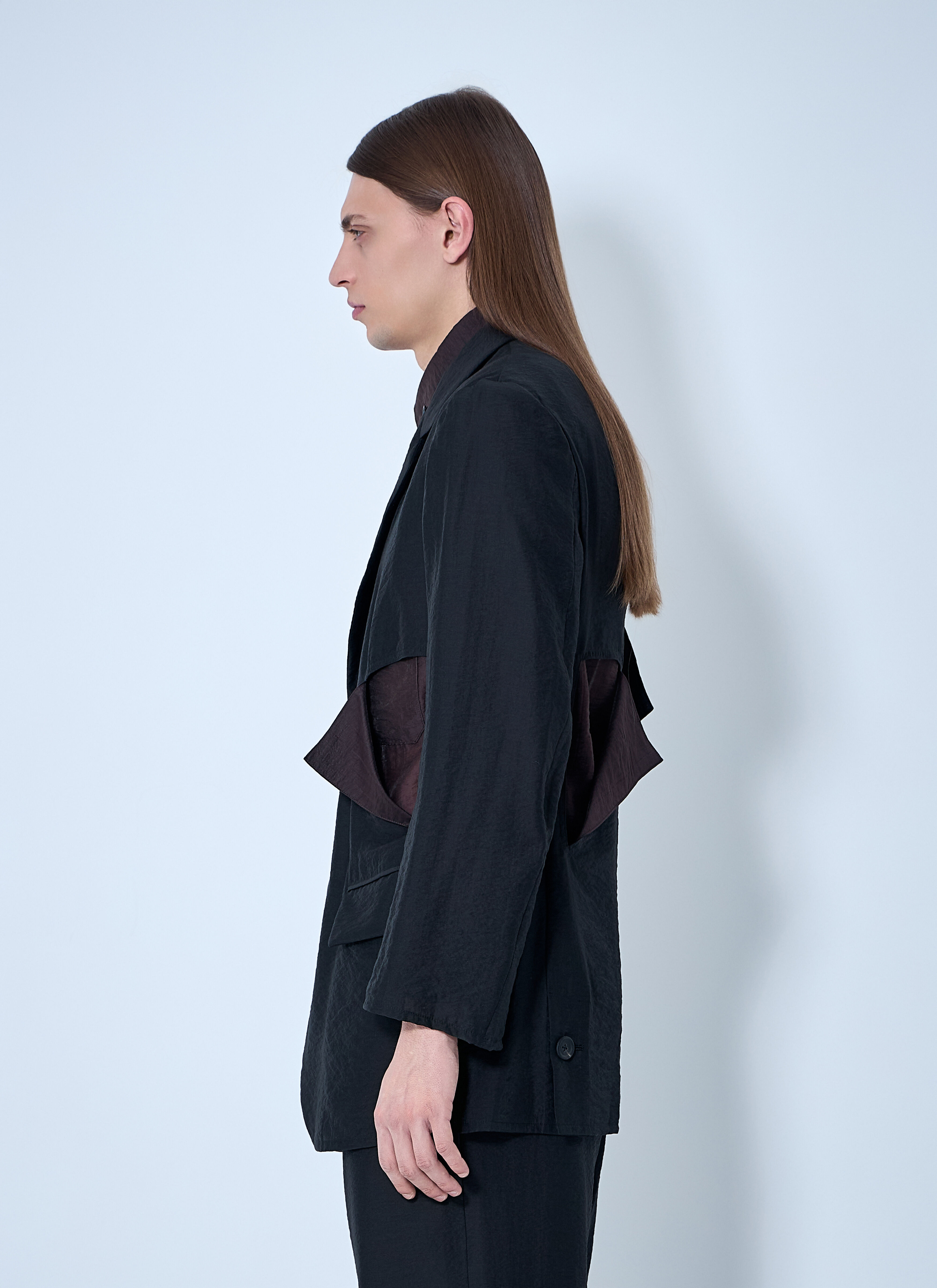 Cut-Off Single-Breasted Blazer - 3