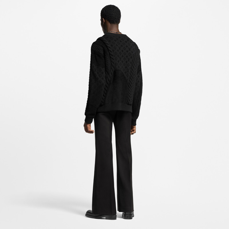 Chunky Wool-Blend Cable Cardigan 3